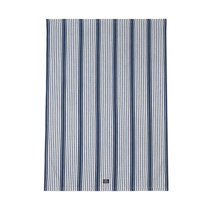 Striped organic cotton kitchen towel 50x70 cm, Navy Lexington