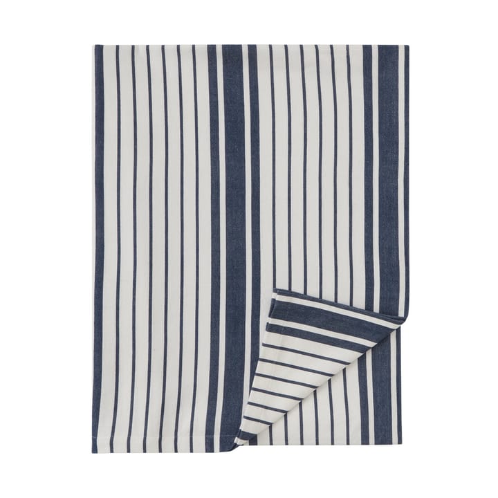 Striped Organic Cotton tablecloth 150x350 cm, Navy Lexington