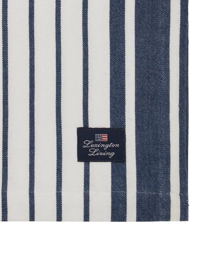 Striped Organic Cotton tablecloth 150x350 cm, Navy Lexington