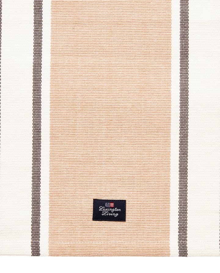 Striped Organic Cotton tablecloth 40x50 cm, Beige Lexington