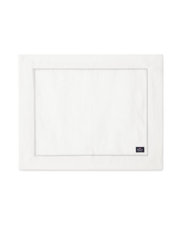 Table Mat Twill 40x50 cm - White - Lexington