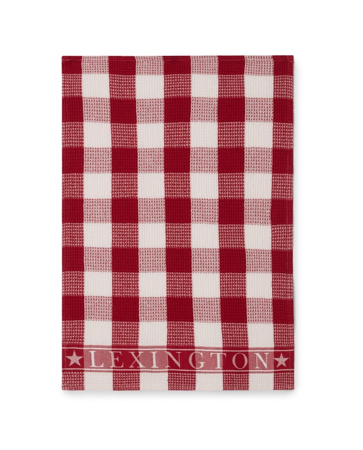 Waffle kitchen towel 45x70 cm, Red-white Lexington