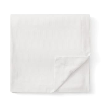 White jacquard cotton tablecloth 150x350 cm - White - Lexington