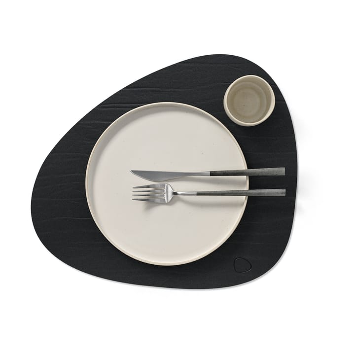 Buffalo placemat reversible curve L 1 pcs, black-nature LIND DNA