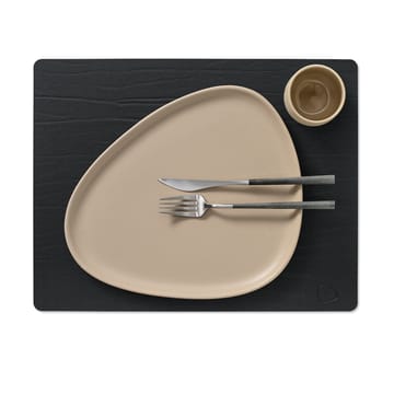 Buffalo placemat reversible square 1 pcs - black-nature - LIND DNA