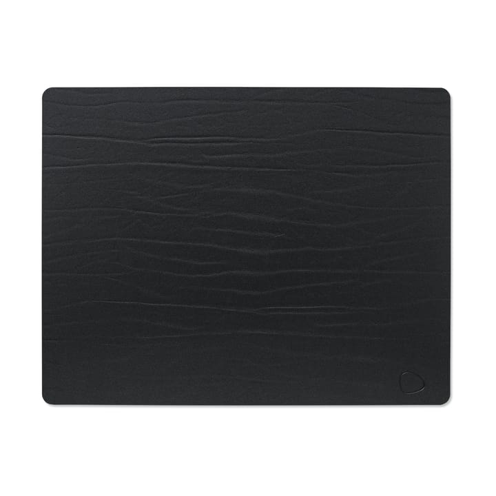 Buffalo placemat reversible square 1 pcs, black-nature LIND DNA