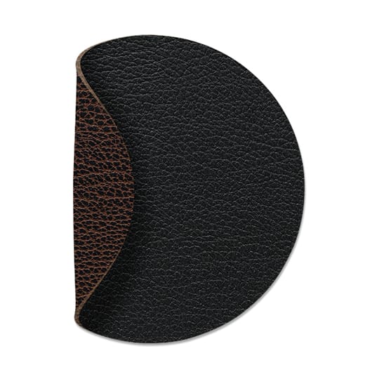 Bull coaster reversible circle 1 pcs, black-brown LIND DNA