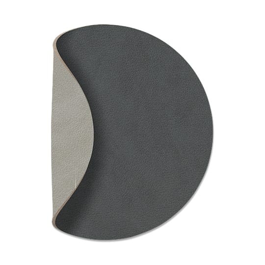 Cloud coaster reversible  circle 1 pcs, anthracite-light grey LIND DNA