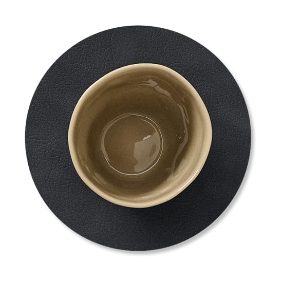 Cloud coaster reversible  circle 1 pcs, Black-brown LIND DNA