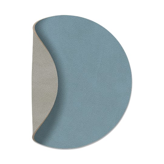 Cloud coaster reversible  circle 1 pcs, lightblue-light grey LIND DNA