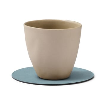 Cloud coaster reversible  circle 1 pcs - lightblue-light grey - LIND DNA