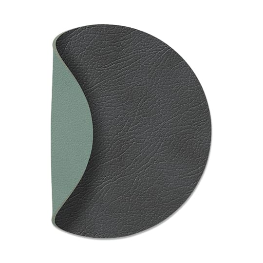 Cloud-Nupo coaster reversible circle 1 pcs, anthracite-pastel green LIND DNA