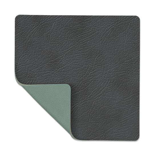 Cloud-Nupo coaster reversible square 1 pcs - anthracite-pastel green - LIND DNA