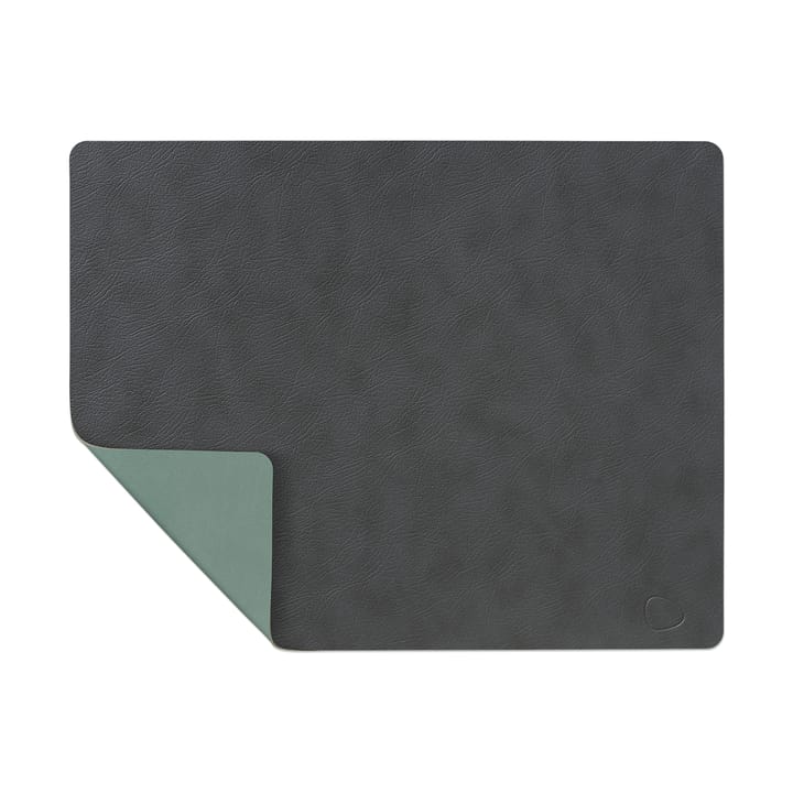 Cloud-Nupo placemat reversible square 1 pcs - anthracite-pastel green - LIND DNA