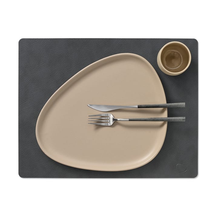 Cloud-Nupo placemat reversible square 1 pcs, anthracite-pastel green LIND DNA