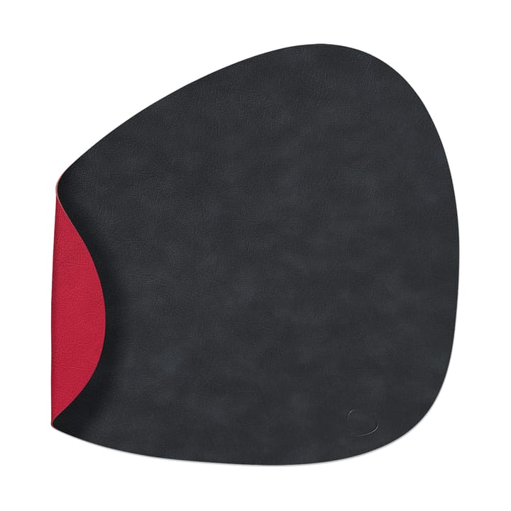 Cloud placemat reversible curve L 1 pcs, Black-red LIND DNA