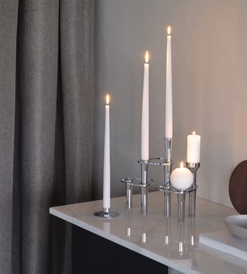 Curve Candlestick - Chrome, plinth - LIND DNA