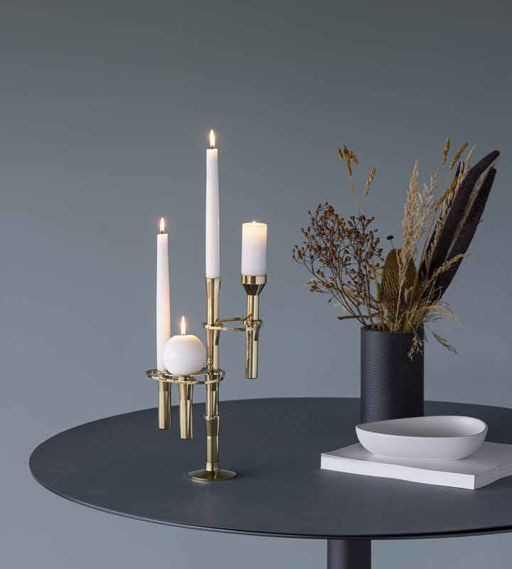 Curve Candlestick, Gold, pillar LIND DNA