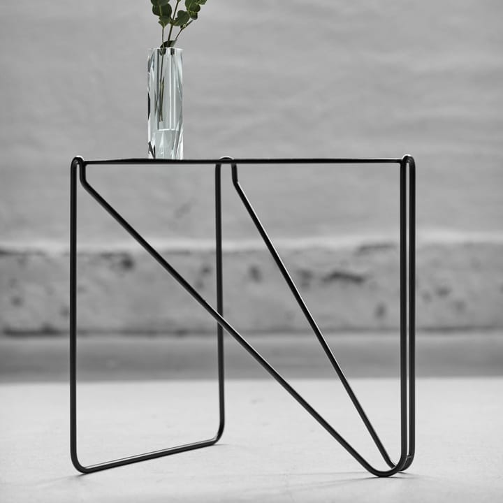 Curve Chameleon Hippo side table, black-anthracite LIND DNA