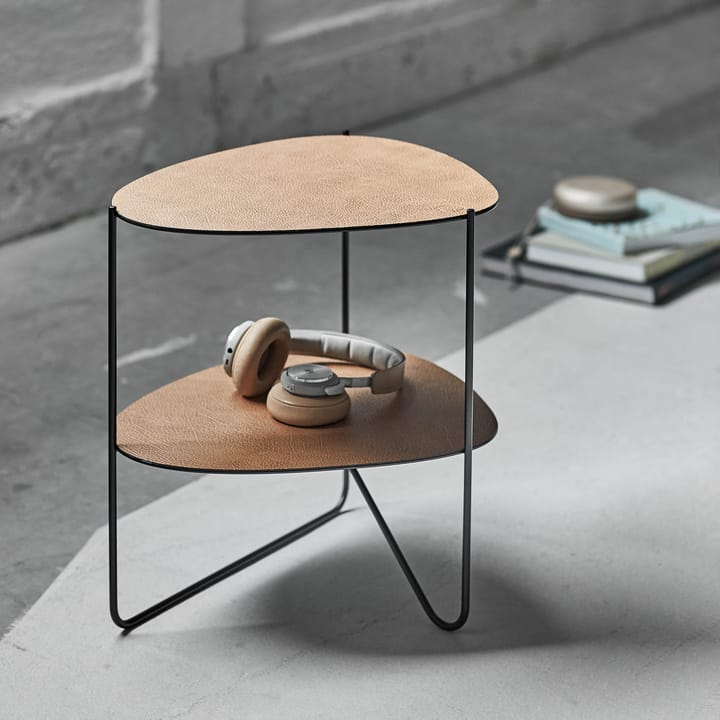 Curve Double Hippo side table, nature LIND DNA