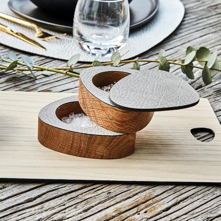 Curve salt & pepper set 2-pack, Natural-anthracite LIND DNA