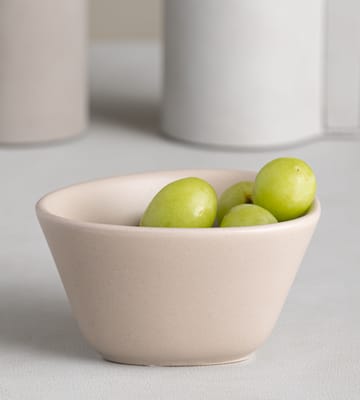 Curve Stoneware bowl S 10x11 cm - Sand - LIND DNA