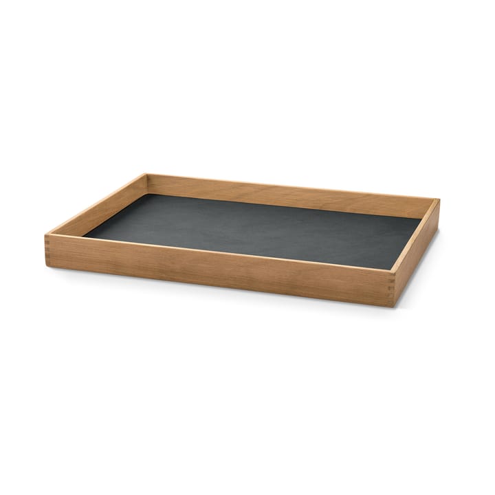 Even teak tray square M, Nupo anthracite LIND DNA