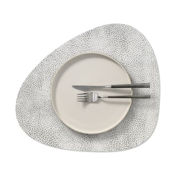 Hippo placemat curve M - White-grey - LIND DNA