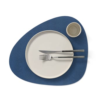 Hippo placemat curve - marine blue - LIND DNA