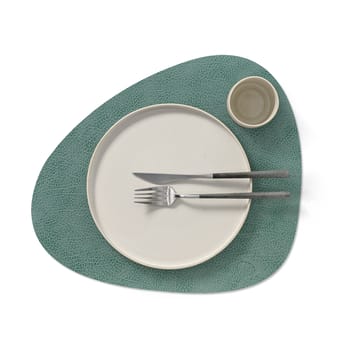 Hippo placemat curve - pastel green - LIND DNA