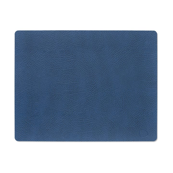 Hippo placemat square - marine blue - LIND DNA