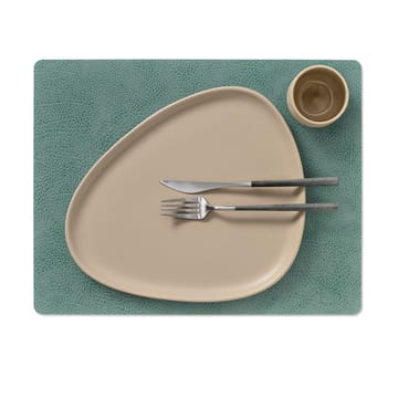 Hippo placemat square - pastel green - LIND DNA