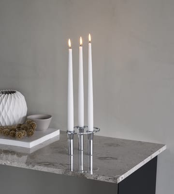 Lind Curve combinable candle sticks chrome - Triple - LIND DNA