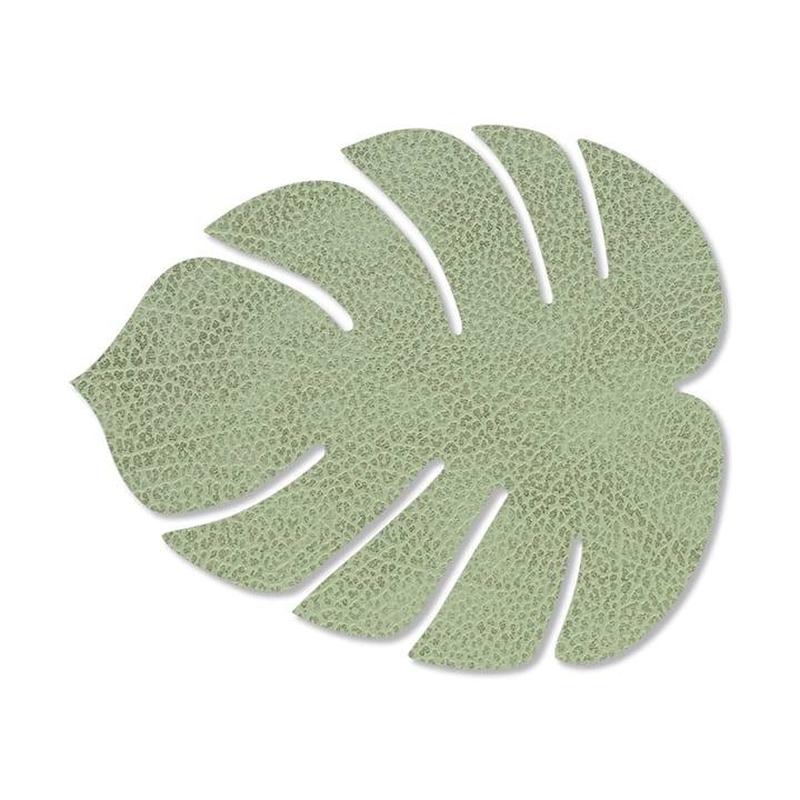 Monstera Leaf Hippo coaster, Olive green LIND DNA