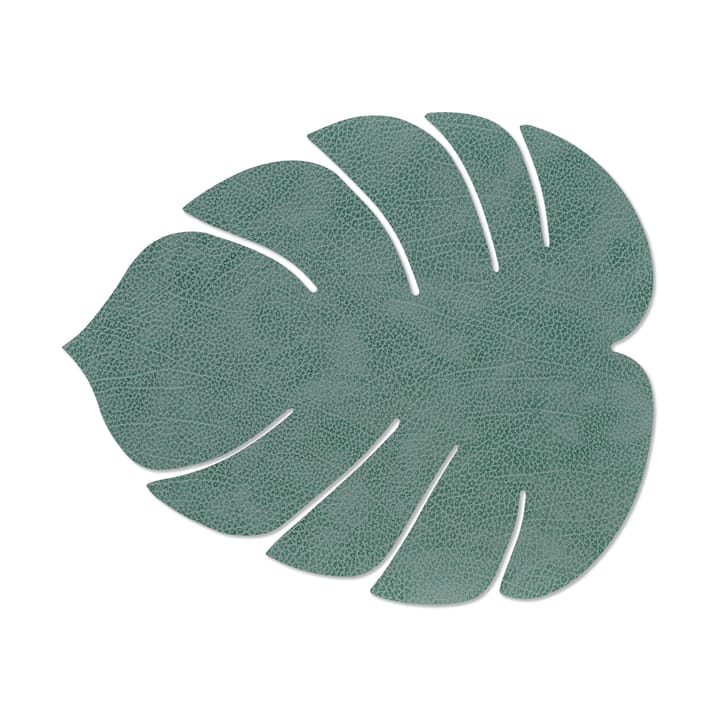 Monstera Leaf Hippo placemat L, Pastel green LIND DNA