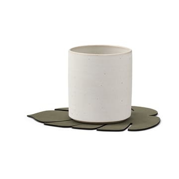 Monstera Leaf Nupo coaster - Army green - LIND DNA