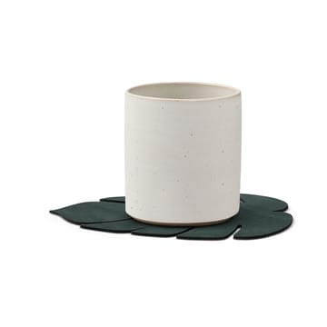 Monstera Leaf Nupo coaster - Dark green - LIND DNA