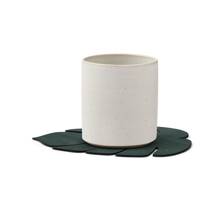 Monstera Leaf Nupo coaster, Dark green LIND DNA