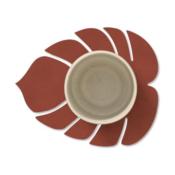 Monstera Leaf Nupo coaster - Sienna - LIND DNA