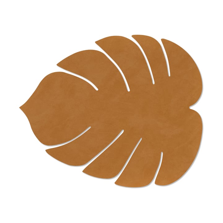 Monstera Leaf Nupo placemat L - Burned curry - LIND DNA