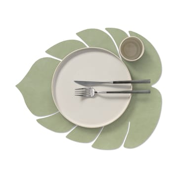 Monstera Leaf Nupo placemat L - Olive green - LIND DNA