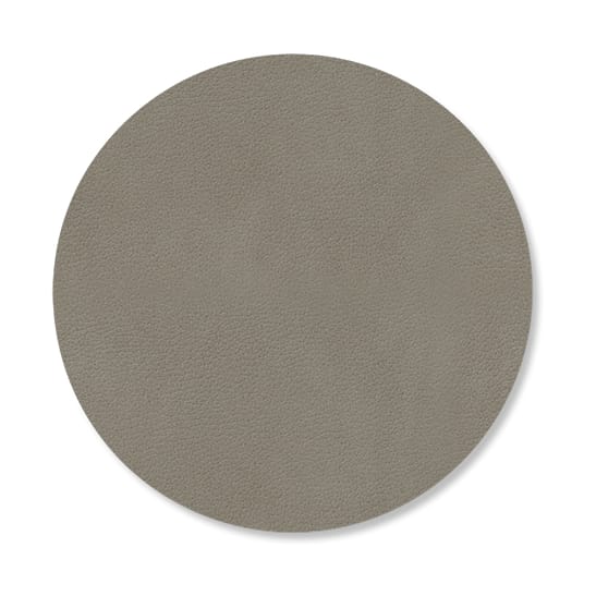 Nupo coaster circle, Flint grey LIND DNA