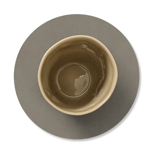 Nupo coaster circle, Flint grey LIND DNA