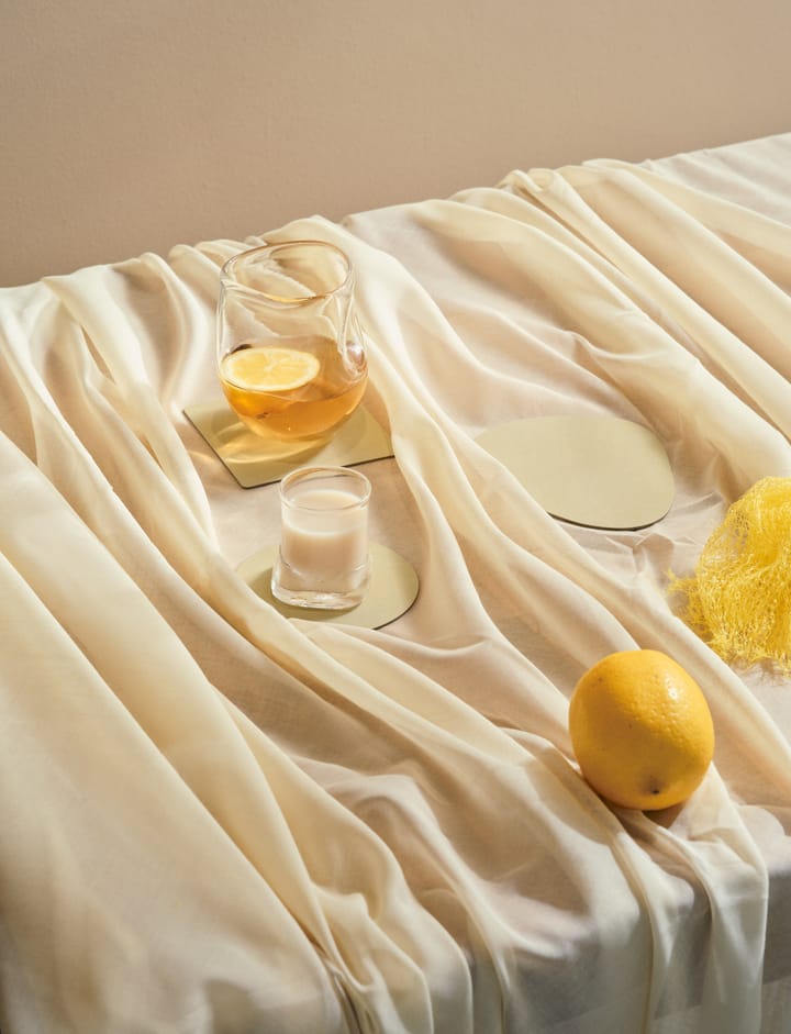 Nupo coaster circle, Lemon sorbet LIND DNA