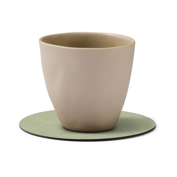 Nupo coaster circle - Olive green - LIND DNA