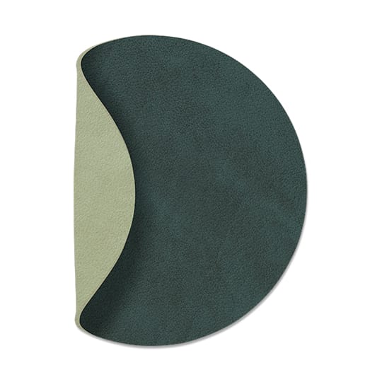 Nupo coaster circle reversible 1 pc, Dark green-olive green LIND DNA