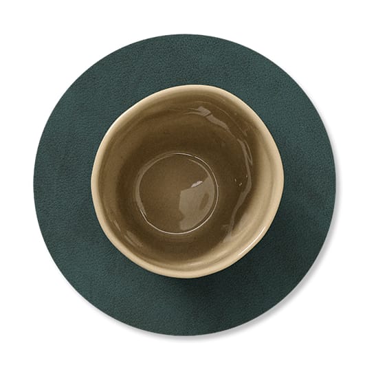 Nupo coaster circle reversible 1 pc, Dark green-olive green LIND DNA