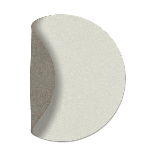 Nupo coaster circle reversible 1 pc - Linen-Flint Grey - LIND DNA