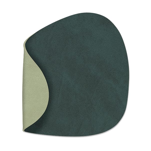 Nupo coaster curve reversible 1 pcs - Dark green-olive green - LIND DNA