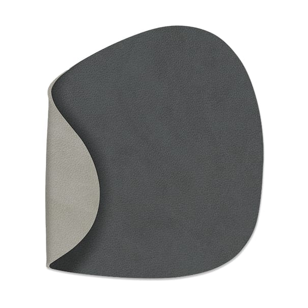 Nupo coaster reversible curve 1 pcs - anthracite-light grey - LIND DNA